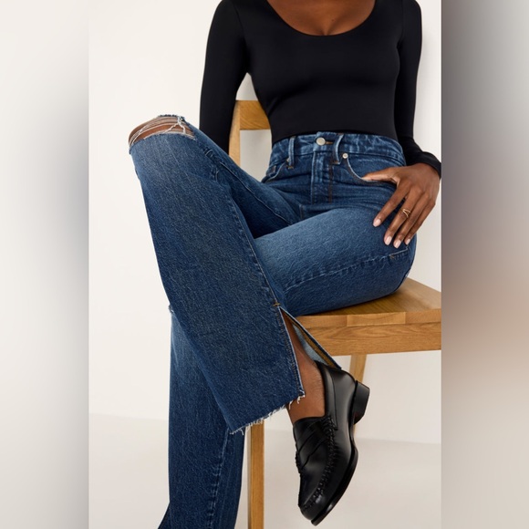 Good American Jeans “Good Boy” Jean Pants 6/28 BRAND NWT AUTHENTIC NWT / NEW - Picture 12 of 16